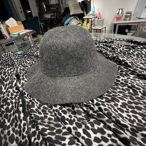 Elegant Charcoal Floppy Bucket Hat